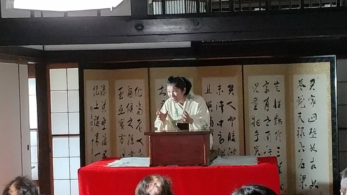 神田昌味 高座写真2（講談師 かんだまさみ）